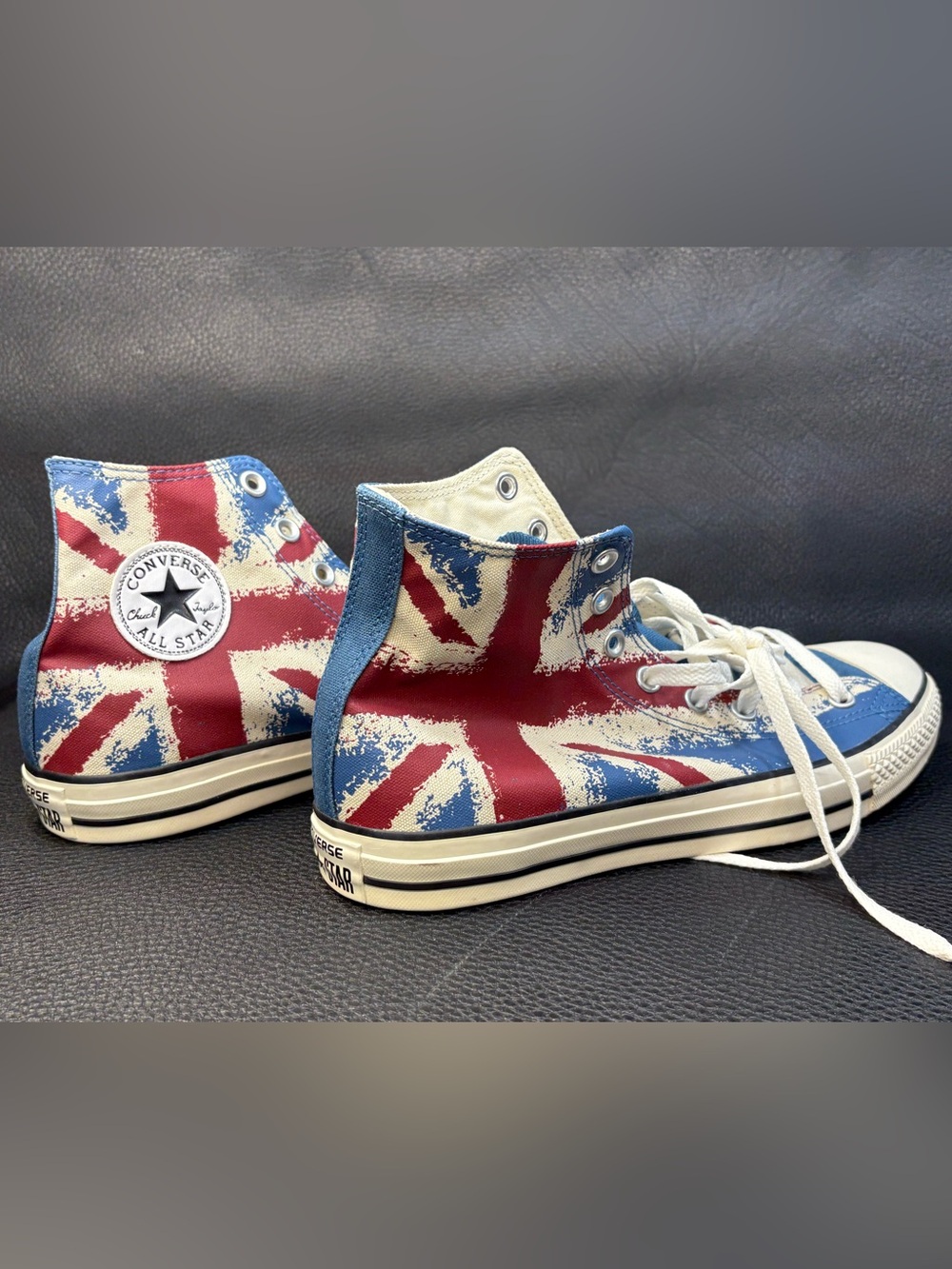 Converse Chuck Taylor All Star High Top Sneakers — Red, Blue, White Union Jack